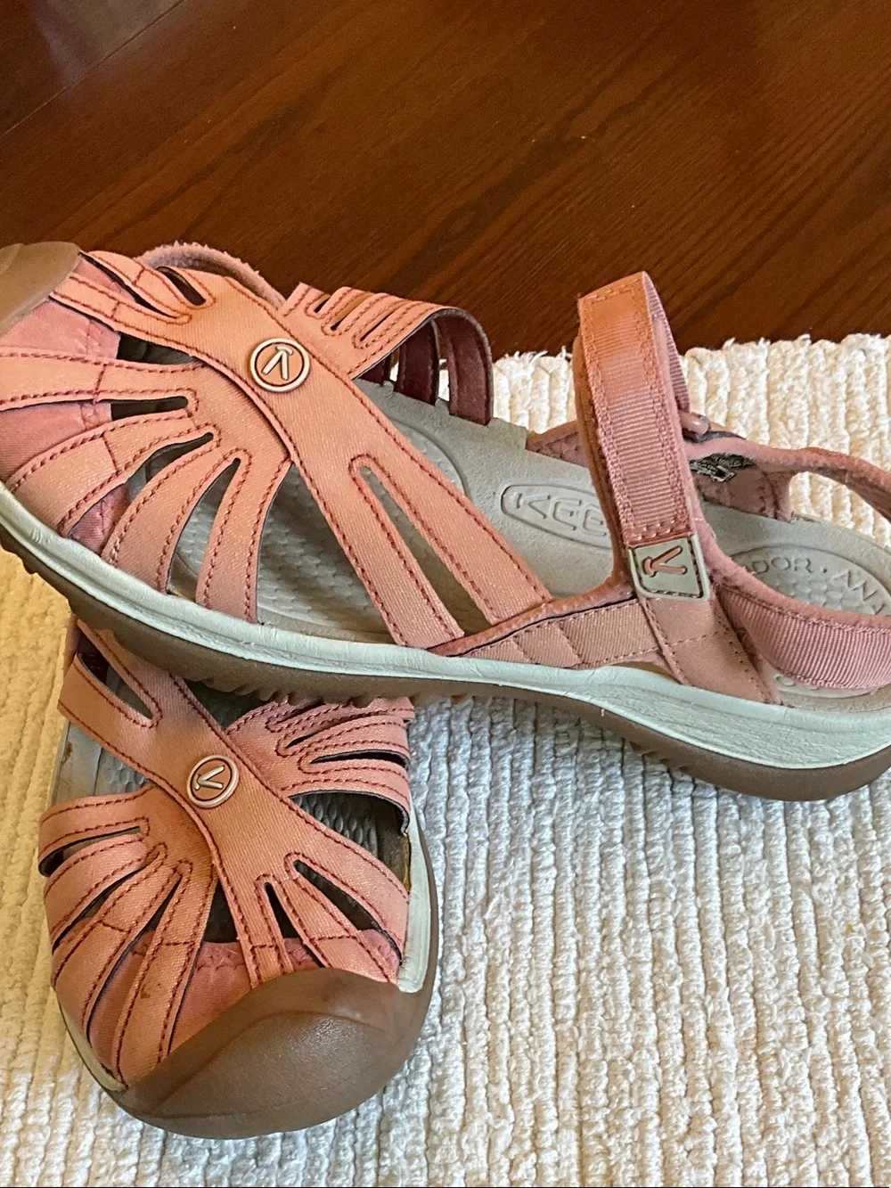 Keen Coral Pink Closed-Toe Sport Sandals
